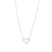 Teenie Triangle Necklace
