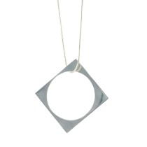 Square with Hole Pendant