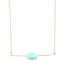 Floating Peruvian Opal Necklace